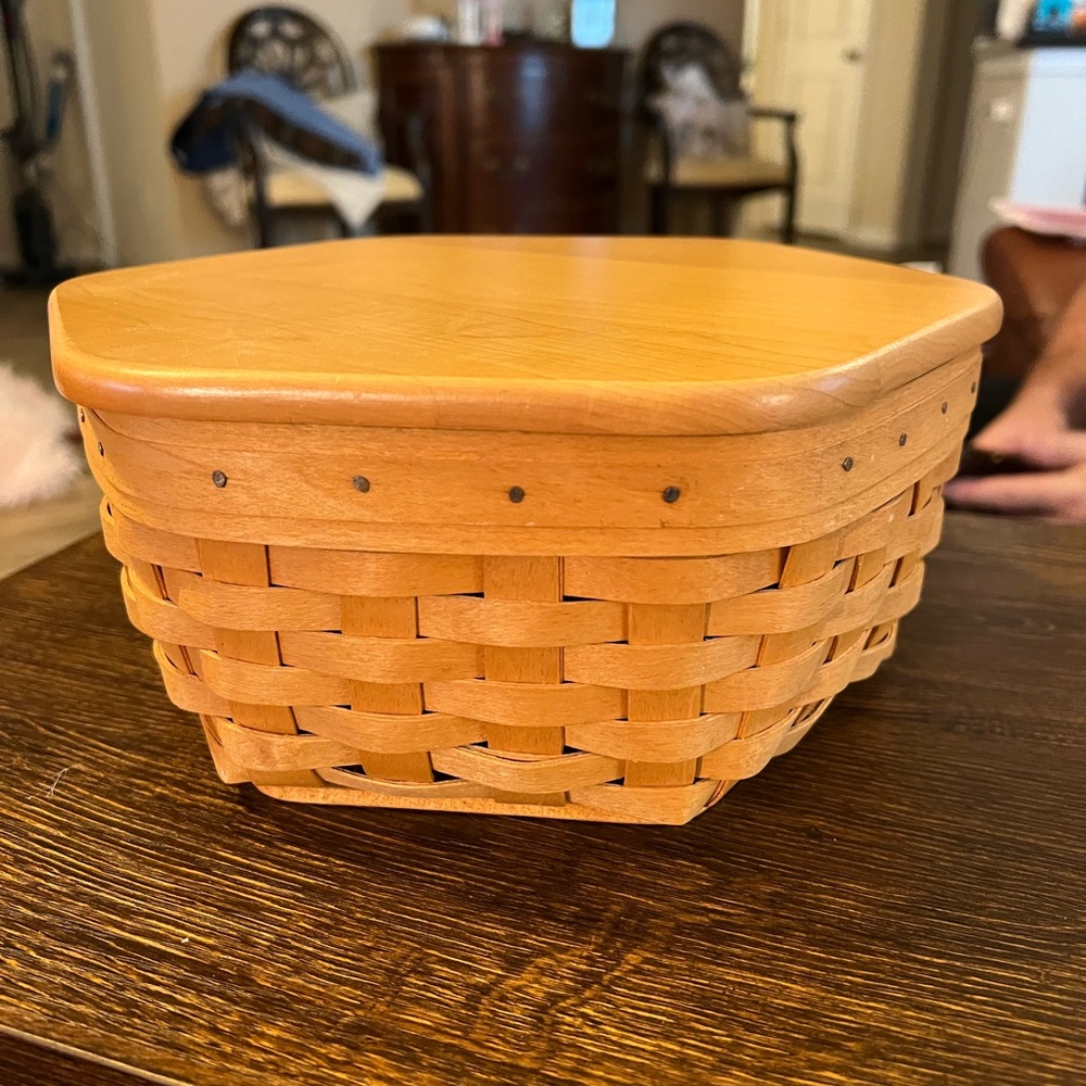 Longaberger Honey-Toned Woven Basket